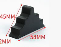 Protection d'angle en plastique PE moderne et durable pour double vitrage, installation par vis, insonorisante, à bord rainuré, vente en gros sur mesure