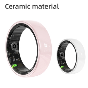 Bague Intelligente en Céramique 2026 pour Couple, Étanche 5ATM, Suivi d'Activité pour Hommes et Femmes, Contrôle via Application de Santé, Compatible Android, Bague Intelligente R12 - Product Image 4