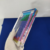 Periodentisch Acrylblock Periodentisch-Anzeige mit Oberflächen-UV-Druck Chemie Periodendagramm