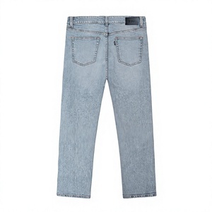 Fabricante de Jeans de Mezclilla Holgados Personalizados para Hombre, Jeans de Pierna Ancha con Efecto de Salpicaduras de Pintura, Calidad Premium, Marca Privada, Envío Rápido - Product Image 3