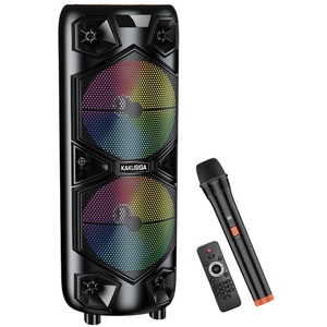Kakusiga 2x12 In Rechargeable <b>Speaker</b> <b>With</b> Remote And Wireless <b>Microphone</b> Portable Bluetooth Party <b>Speaker</b> - Product Image 1