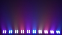 Nouvelles lampes LED miniatures AMG 4 pièces 20W 6-en-1 en alliage d'aluminium, alimentées par batterie, IP65, UV, pour extérieur, télécommandées, à intensité variable, double température de couleur