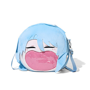 Mochila ACGN <span class=keywords><strong>Kamisato</strong></span> <span class=keywords><strong>Ayato</strong></span> Itabag de animación 2D con personaje de dibujos animados periférico de gran capacidad bandolera para niños - Product Image 4