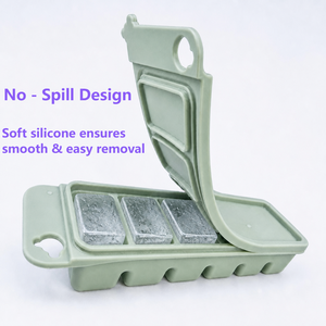 Moule de congélation en silicone antiadhésif à 26 compartiments pour soupes, plateau de conservation des aliments frais pour la préparation et le stockage des repas - Product Image 1