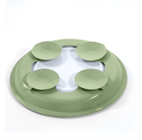 Ensemble repas pour tout-petits : Assiettes en silicone et porcelaine pour enfants avec manchon en silicone et assiettes à ventouse pour tout-petits