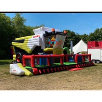 Château gonflable combiné CLAASS pour la location ou les événements, machines agricoles commerciales