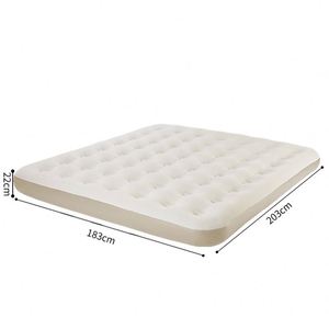 Matelas de camping gonflable, lit d'appoint taille Queen, moderne, pliable, portable, avec sac de rangement - Product Image 4