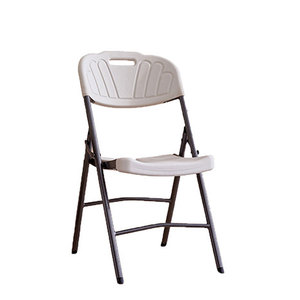 Ensemble de chaises et de table en plastique blanc moderne en PEHD moulé par soufflage, chaise et table pliantes pour fête en plein air, mariage - Product Image 4
