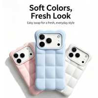 Nouvelle coque de téléphone portable antichoc en silicone véritable à faible MOQ pour iPhone 15 16 17 18 Pro Max avec doublure intérieure douce au toucher
