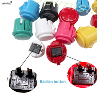 Neo Geo Kit d'arcade bricolage Sanwa Hitachi contrôleur Micro interrupteur 24mm 30mm bouton poussoir en plastique Joystick usage domestique batterie anglaise