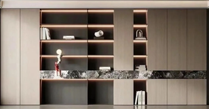 Estantería personalizada de alta gama, estantería de lujo para sala de estar, estantería de almacenamiento, estantería Popular 2025, estantería de cristal, <span class=keywords><strong>Biblioteca</strong></span> - Product Image 4