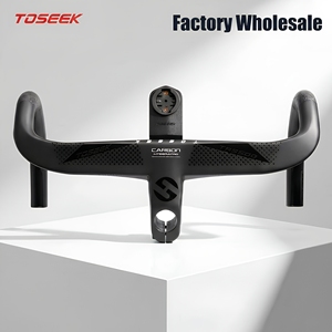 <span class=keywords><strong>Manillar</strong></span> de Bicicleta de Carretera <span class=keywords><strong>TOSEEK</strong></span>, Venta al Por Mayor de Fábrica, <span class=keywords><strong>Manillar</strong></span> Integrado de Carbono Completo con Soporte para Ciclocomputador, Accesorios para Bicicleta de Carretera, OEM - Product Image 1