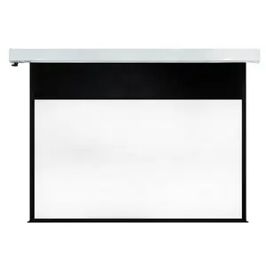 120" Inch Electric Motorized HD Projector Screen 16:9 Native Screen With Remote Projection Motorized Screen