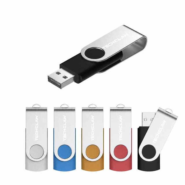 USB 2.0 Flash Drive 4GB-128GB Promotional Custom Logo Gift Bulk Wholesale 5 Colors 4-16MB/s Read 4-13MB/s Write 2-Year Warranty