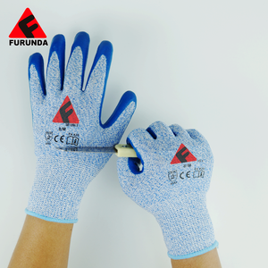 Guantes de seguridad resistentes al corte, guantes de trabajo recubiertos de PU, Nivel 5 - Product Image 3