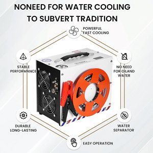 Máy nén khí PCP tự động ngắt 12V dùng cho bình khí, TUXING tiện lợi, áp suất cao, hai xy-lanh, 4500psi/300bar, dùng cho săn bắn - Product Image 2