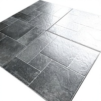 Carrelage en porcelaine imitation brique de château en pierre calcaire 600x600mm 10mm Mat Durable Antidérapant Résistant à la chaleur Garantie 5+ ans