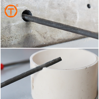 Lime ronde T12 de 4, 6, 8, 10 et 12 pouces en acier à haute teneur en carbone avec manche en plastique, idéale pour l'ébavurage et l'élimination de matériaux