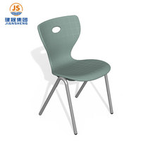Chaise d'école en plastique empilable de conception moderne, vente chaude JS