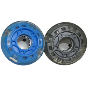 64mm 4 Pu roue patins à roulettes Pu roues pour chaussures de course à roulettes professionnel patinage sur piste courte <span class=keywords><strong>Quad</strong></span> vitesse patin à roues alignées - Product Image 3