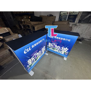 Portable 4ft Durable Aluminum Table Display Foldable Illuminated SEG LED Backlit Counter Event Expo Trade Show <b>Advertising</b> - Product Image 4
