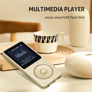 เครื่องเล่น MP3 ขนาดเล็ก อลูมิเนียมอัลลอยด์ เสียงแบบไม่สูญเสีย วิทยุ FM เครื่องบันทึกอีบุ๊ค แบตเตอรี่ใช้งานได้มากกว่า 20 ชั่วโมง อุปกรณ์เสียงพกพา - Product Image 2