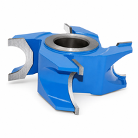 Fraise à profil convexo-concave demi-rond à 4 dents en carbure monobloc pour machine à profiler le bois
