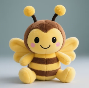 Sevimli peluş arı oyuncak sarı arı dolması hayvan oyuncak özelleştirilmiş tasarım kabul çocuk oyuncakları - Product Image 2