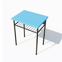 Table d'étude colorée en plastique pour étudiants, mobilier scolaire, bureau de classe