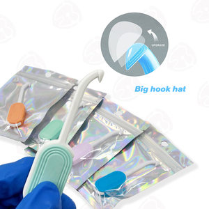 Outil de retrait d'aligneurs <span class=keywords><strong>2</strong></span>-en-1 en plastique GT OEM, kit à mâcher pratique pour usage en clinique <span class=keywords><strong>dentaire</strong></span>/hôpital, multi-usages pour le blanchiment des <span class=keywords><strong>dents</strong></span> - Product Image 5