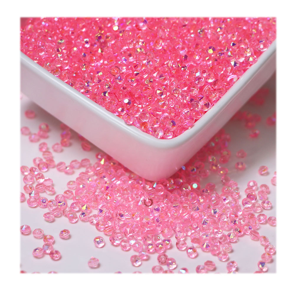 110 Pink Glitter Styrofoam Balls - Vase Filler, Party Decor, Craft Supplies, Table Scatter