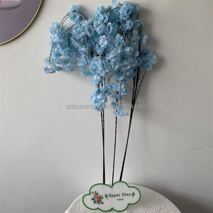 B-155 fiori artificiali di ciliegio fiori alti del ramo blu cielo Sakura fioritura giapponese rami di ciliegio pieno fiore di ciliegio - Product Image 2