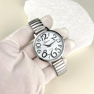 Nuevo Reloj de Cuarzo Deportivo Casual de Lujo para Mujer, Esfera Grande <span class=keywords><strong>con</strong></span> Números Grandes, Correa Elástica para <span class=keywords><strong>Mujeres</strong></span> Mayores WW003 - Product Image 1