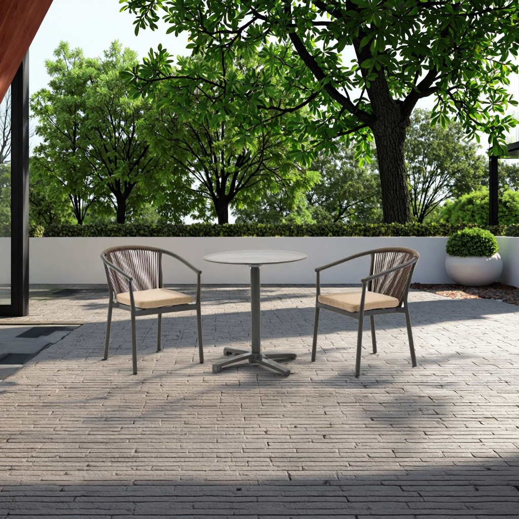 Ensemble de 4 chaises et une table