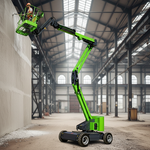 Гидравлическая телескопическая гусеничная подъемная платформа-паук с шарнирно-сочлененной стрелой 12м, 14м, 16м, 18м - Product Image 6