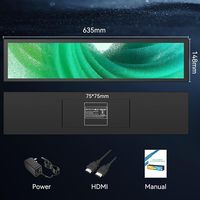 Moniteur industriel de 24 pouces avec fonctionnalités et interfaces, offrant une résolution 1920x380p pour une visualisation nette