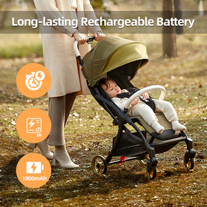 Poussette-balançoire pour bébé au design d'oiseau OEM |   Vibration automatique |    Veilleuse LED avec musique et bruit blanc, dispositif apaisant USB-C - Product Image 3