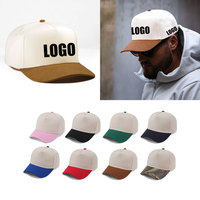 Gorra de 5 Paneles con Diseño Personalizado, Logotipo Bordado Detallado, Unisex, para las Cuatro Estaciones, Tela Común de Poliéster/Algodón, Color Plata Cobre