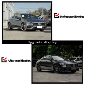 Para <span class=keywords><strong>Mercedes</strong></span>-Benz <span class=keywords><strong>CLA</strong></span> W118 mejorado y modificado <span class=keywords><strong>AMG</strong></span> CLA45 Kit de Carrocería deportiva (parachoques delantero parachoques trasero parachoques lateral) - Product Image 5