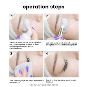 โวลี่ไฟน์ โออีเอ็ม คลีน โคโคนัท ออยล์ นูริช 2 อิน 1 วิปป์ แลช แชมพู มูสทำความสะอาดขนตา โฟมล้างขนตา แชมพูทำความสะอาดขนตา - Product Image 4