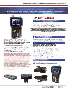 Testeur multifonction portable 225T/S pour TV terrestre + entrée <span class=keywords><strong>HD</strong></span> + détecteur de signal satellite + outil de débogage vidéo - Product Image 4