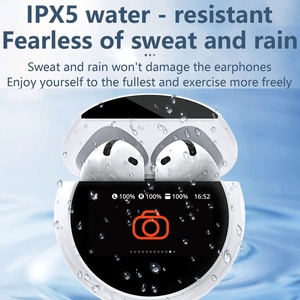 หูฟังอินเอียร์ไร้สายแบบอินเอียร์ <span class=keywords><strong>A15</strong></span>หน้าจอสัมผัสแบบโปรหูฟังเอียร์บัดแบบครอบจอแสดงผล LED หูฟังมินิโทรเข้า ENHD กันน้ำ - Product Image 4