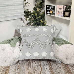 Innermor Moroccan Geometric Hospital Tufted Polyester/Cotton <b>Cushion</b> <b>Covers</b> 45x45cm/30x50cm Vintage Fashion Throw Pillows - Product Image 3