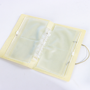 Bán buôn A6 trong suốt lá lỏng lẻo Album không thấm nước PP Bìa chủ thẻ cuốn sách Vòng chất kết dính loại thư mục trình bày - Product Image 4