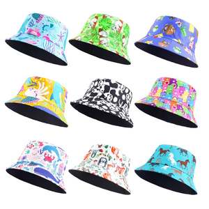 Venta al por mayor bajo Moq sombrero de cubo logotipo personalizado patrón adultos al aire libre gorras de pescadores - Product Image 2