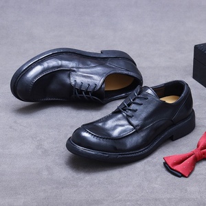 Zapatos de Hombre de Cuero Vacuno de Lujo Ligero, Suela de Cuero, Cosidos a Mano con Tecnología Goodyear, Zapatos de Negocios Modernos de Cuero Genuino, Estilo Británico - Product Image 4