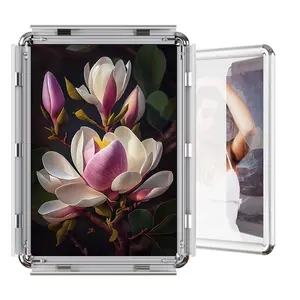 CYDISPLAY 25mm 11x17 Snap Frame Round Corners Front Loading Aluminum 30 X 40 Snap Back Frame Poster Display Holder