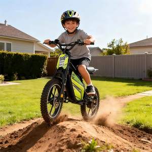 Bicicletta Elettrica per <span class=keywords><strong>Bambini</strong></span> 16 Pollici Motore 36V 250W Batteria Rimovibile per <span class=keywords><strong>Bambini</strong></span> 7-12 Anni Design Sicuro - Product Image 3