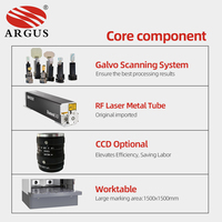 ARGUS 300W Co2 Laser Jeans Machine à graver grand format Galvo Laser Denim Wash Destroyer Maker