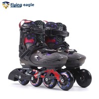 Patins à roulettes Flying Eagle S8 pour enfants, patins fantaisie pour débutants, garçons et filles, chaussures plates professionnelles, roues planaires réglables